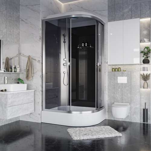 Душевая кабина Niagara Eco E120/80/26L/TN 120х80 асимметричная - фото 3