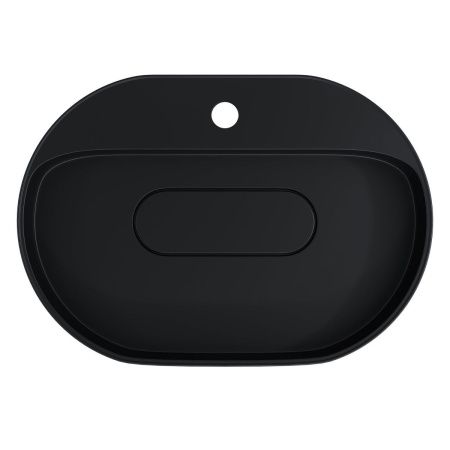 Раковина из искусственного камня Uperwood Tanos Quartz 291030524 60х40 накладная цвет черный