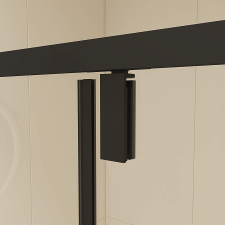 Душевой уголок RGW Classic 350904698-24 90х80 стекло матовое профиль черный без поддона