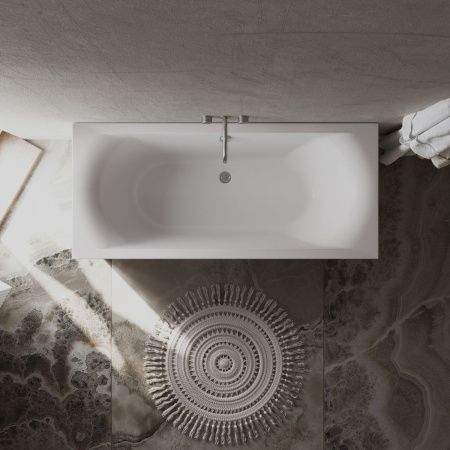 Ванна акриловая 1MarKa ESMA 01эсм1880 180х80 пристенная прямоугольная без каркаса