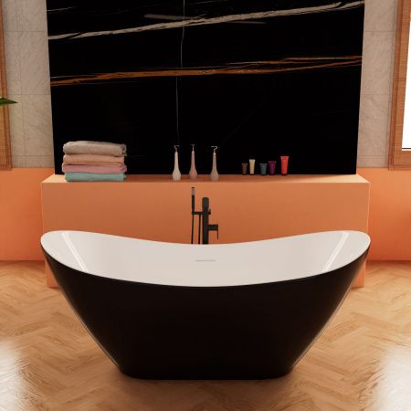 Ванна акриловая Frank 12520 170х75 отдельностоящая овальная с ножками