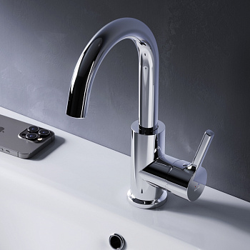 Смеситель Am.Pm X-Joy F85B02700 на раковину/на столешницу хром без термостата