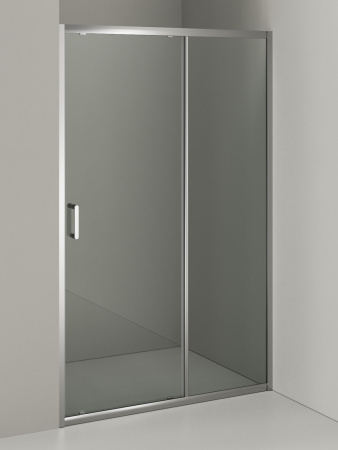 Душевая дверь Orange E02-120TCR 121х190 стекло прозрачное профиль хром глянцевый