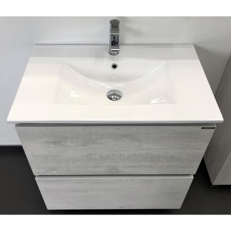 Тумба с раковиной Comforty Верона 00004137102CF 80х50 напольная цвет серый