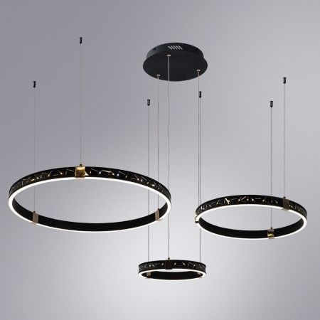 Люстра подвесная Arte Lamp SHINE (СХИНЕ) A2222SP-3BK
