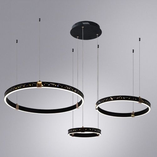 Люстра подвесная Arte Lamp SHINE (СХИНЕ) A2222SP-3BK - фото 2