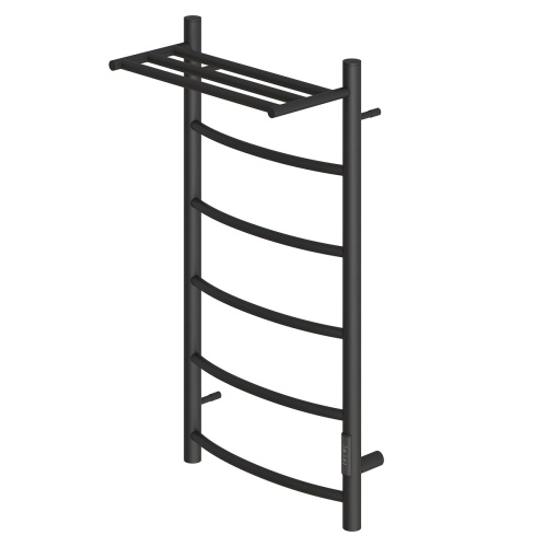 Полотенцесушитель Point Афина PN04848PB электрический черный - фото 3