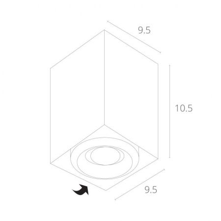 Светильник потолочный Arte Lamp Pictor (Пицтор) A5654PL-1WH
