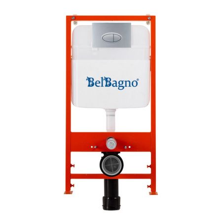 Инсталляция для унитаза с кнопкой BelBagno  BB026/BB050CR.MAT