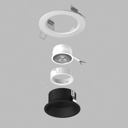 Светильник встраиваемый Lightstar Domino (Домино) D61607WMOD