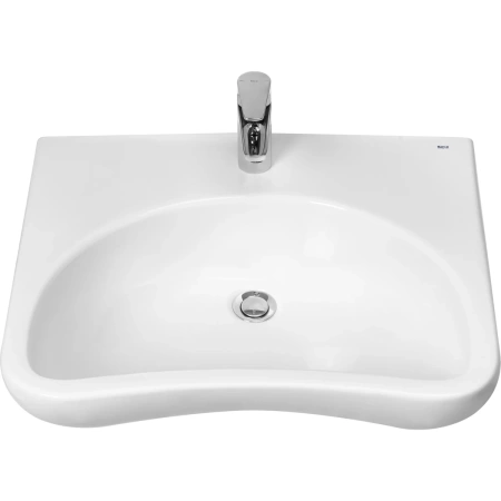 Раковина из сантехнического фарфора Roca Access ZRU9307659 60х60 подвесная цвет белый 1 отверстие под смеситель