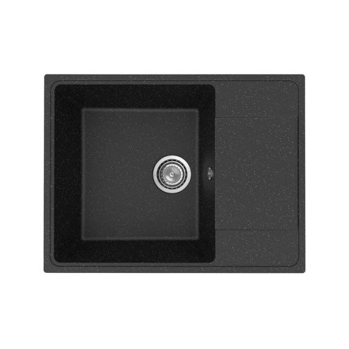 Кухонная мойка Maretti KT650-BL 65х50 цвет черный поверхность матовая - фото 2