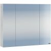 Зеркало-шкаф СанТа Марс 700416 80х70 подвесной цвет серый