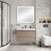 Тумба под раковину Art&Max PLATINO AM-Platino-1000-2C-SO-CM 100х50 подвесная цвет бежевый