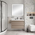 Тумба под раковину Art&Max PLATINO AM-Platino-900-2C-SO-CM 90х50 подвесная цвет бежевый