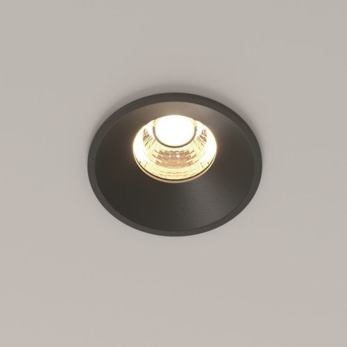 Светильник встраиваемый Maytoni Technical Round DL058-7W3K-B - фото 5