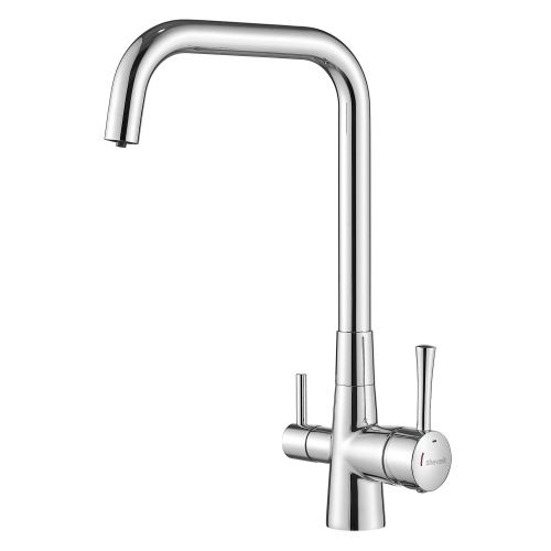 Смеситель для кухни Shevanik S528 на мойку хром - фото 2