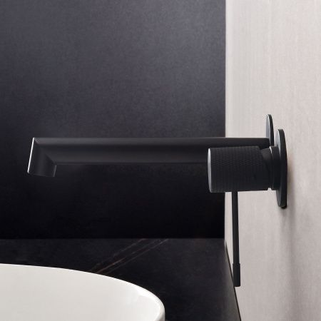 Смеситель для раковины Vincea Desire VBFW-1D1MB встраиваемый в стену черный