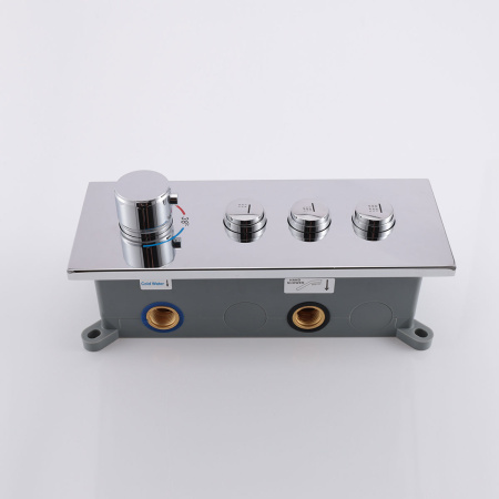 Смеситель для душа Vincea VSCV-433TCH встраиваемый в стену хром с термостатом