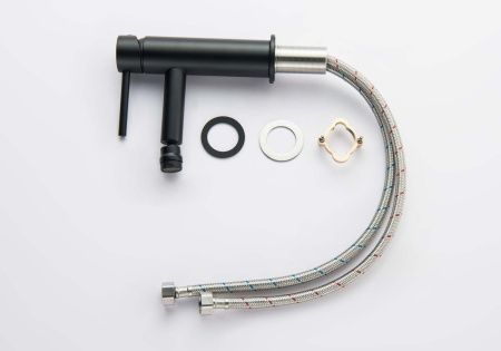 Смеситель Aquatek ЕВРОПА AQ1318MB на биде черный