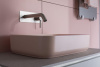 Раковина керамическая Allen Brau Fantasy 4.11021.SM 50х36 накладная цвет розовый без отверстий под смеситель