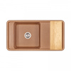 Кухонная мойка Aquaton Беллис 1A725132BS270 97х51 цвет коричневый
