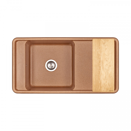 Кухонная мойка Aquaton Беллис 1A725132BS270 97х51 цвет коричневый