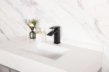 Смеситель Gid Cascada Victoria L120-BM-K (L120BMK) на раковину черный матовый