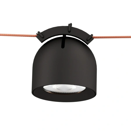 Трековый однофазный светильник Denkirs Belty spot (Белты спот) DK5540-BK