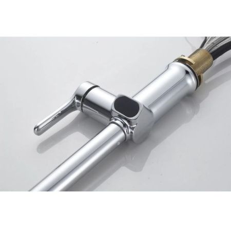 Смеситель для кухни Knotlor KN-100 на мойку хром