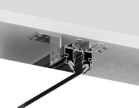 Шинопровод низковольтный для монтажа в натяжной потолок Ambrella Light Track System (Трацк Сыстем) GL1945