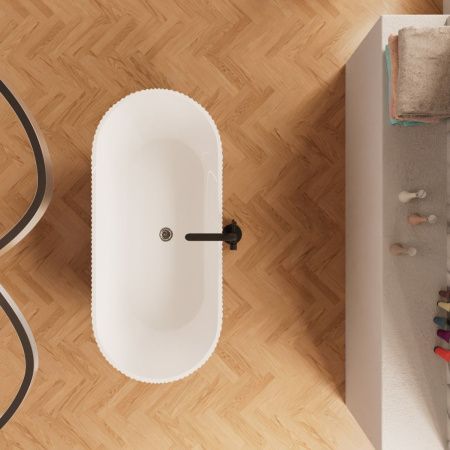 Ванна акриловая Frank 12514 170х75 отдельностоящая овальная с ножками