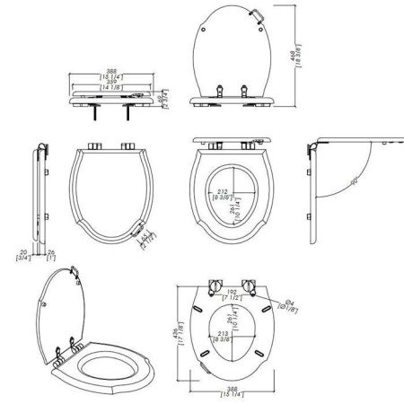 Крышка сиденье для унитаза Devon Devon Westminster 3IBSEBIAWBR/(2IBSEBIAWBR)