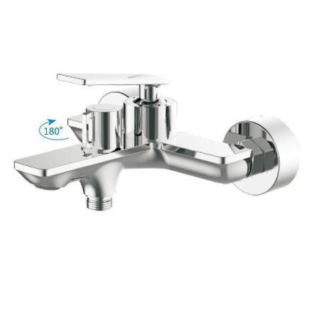 Смеситель для ванны и душа Haiba HB589 HB60589 настенный хром