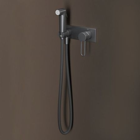 Гигиенический душ со смесителем Iddis Duna DUNGMV0i08 серый