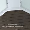 Душевая кабина AvaCan K K2012 120х90 прямоугольная с крышей ориентация универсальная