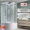 Душевая кабина AvaCan EM EM5010T 100х100 четверть круга с крышей ориентация универсальная