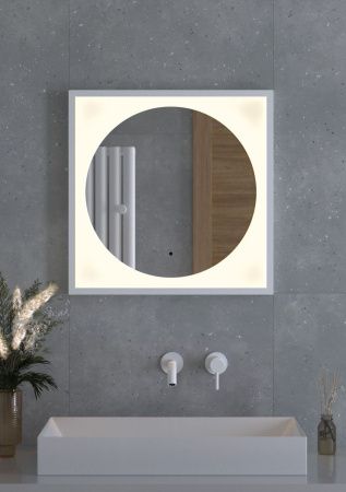 Зеркало с подсветкой Defesto ECLIPSE DF 2236R 60х60 подвесное