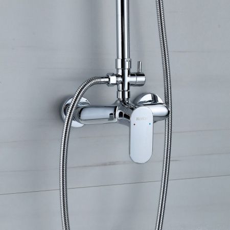 Душевая стойка Bond Cube B01-8400 настенная цвет хром