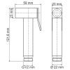 Гигиенический душ Wasserkraft Exter 1600 A138 бронза