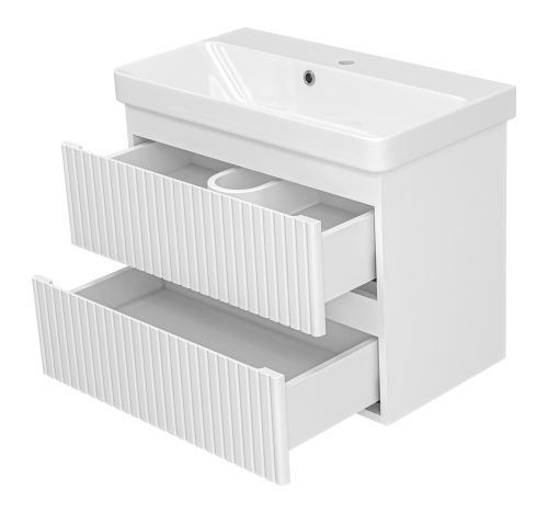Тумба под раковину Brevita Victory VIC-09070-0102Я 66х37х49 подвесная - фото 4