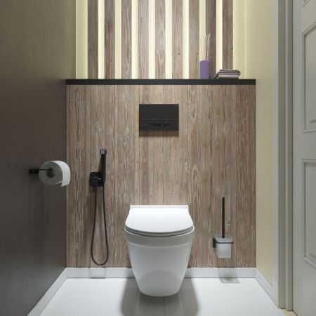 Клавиша смыва механическая Iddis Unifix UNI06MBi77 цвет черный