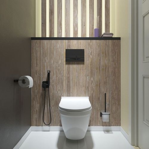 Клавиша смыва механическая IDDIS Unifix UNI06MBi77 цвет черный - фото 2