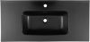 Раковина керамическая Aquanet Flat 00329257 100х50 полувстраиваемая цвет черный 1 отверстие под смеситель