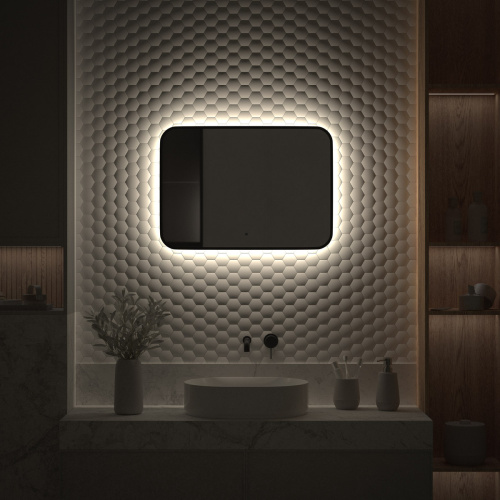 Зеркало в ванную Defesto AURA DF 2964RH 70х50 - фото 5