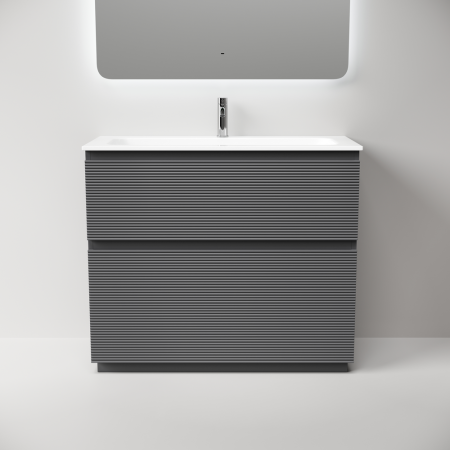 Тумба под раковину Sancos FOLK Floor FL100FGS 100х40 напольная цвет серый