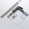 Смеситель Shevanik S43T S4301T на раковину оружейная сталь