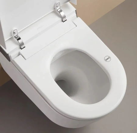 Унитаз-биде подвесной Arrow AKH1051H белый с сиденьем микролифт безободковый каскадный смыв