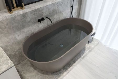 Ванна из искусственного камня Holbi VENUS NEW 1.01.002.11.3 160х80 отдельностоящая овальная