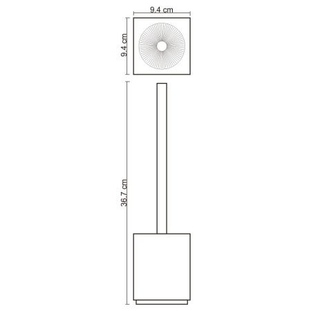 Ершик для унитаза WasserKRAFT 3827